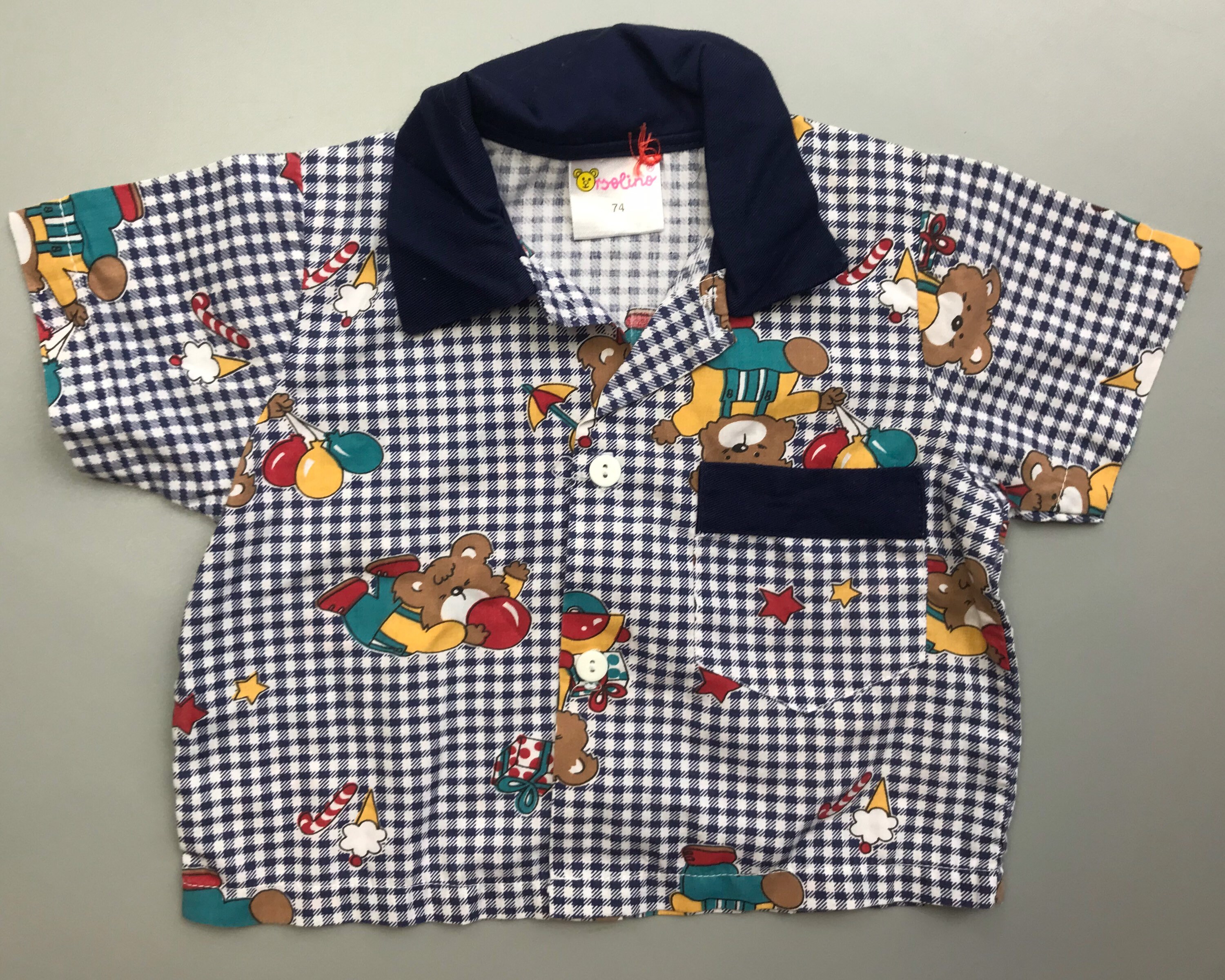 Teddy bear button up shirt Clearance