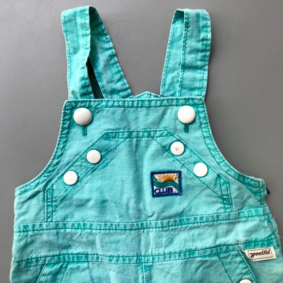 turquoise coveralls