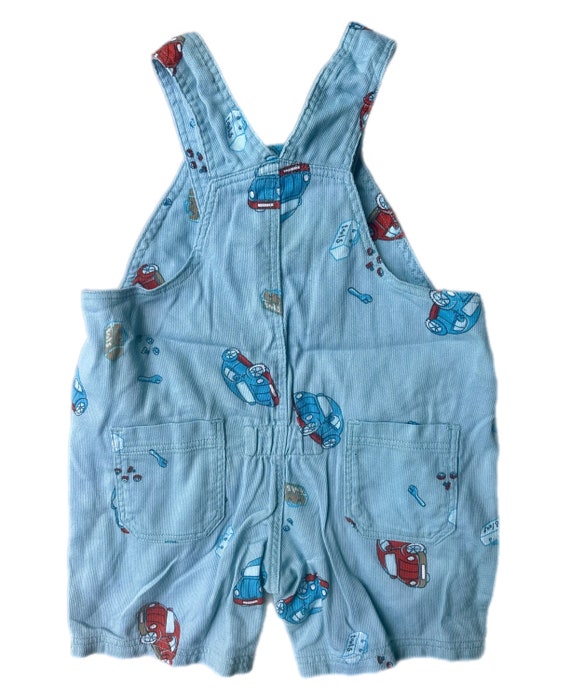 Shortalls Vintage baby boy short overalls 3-6 mon… - image 3