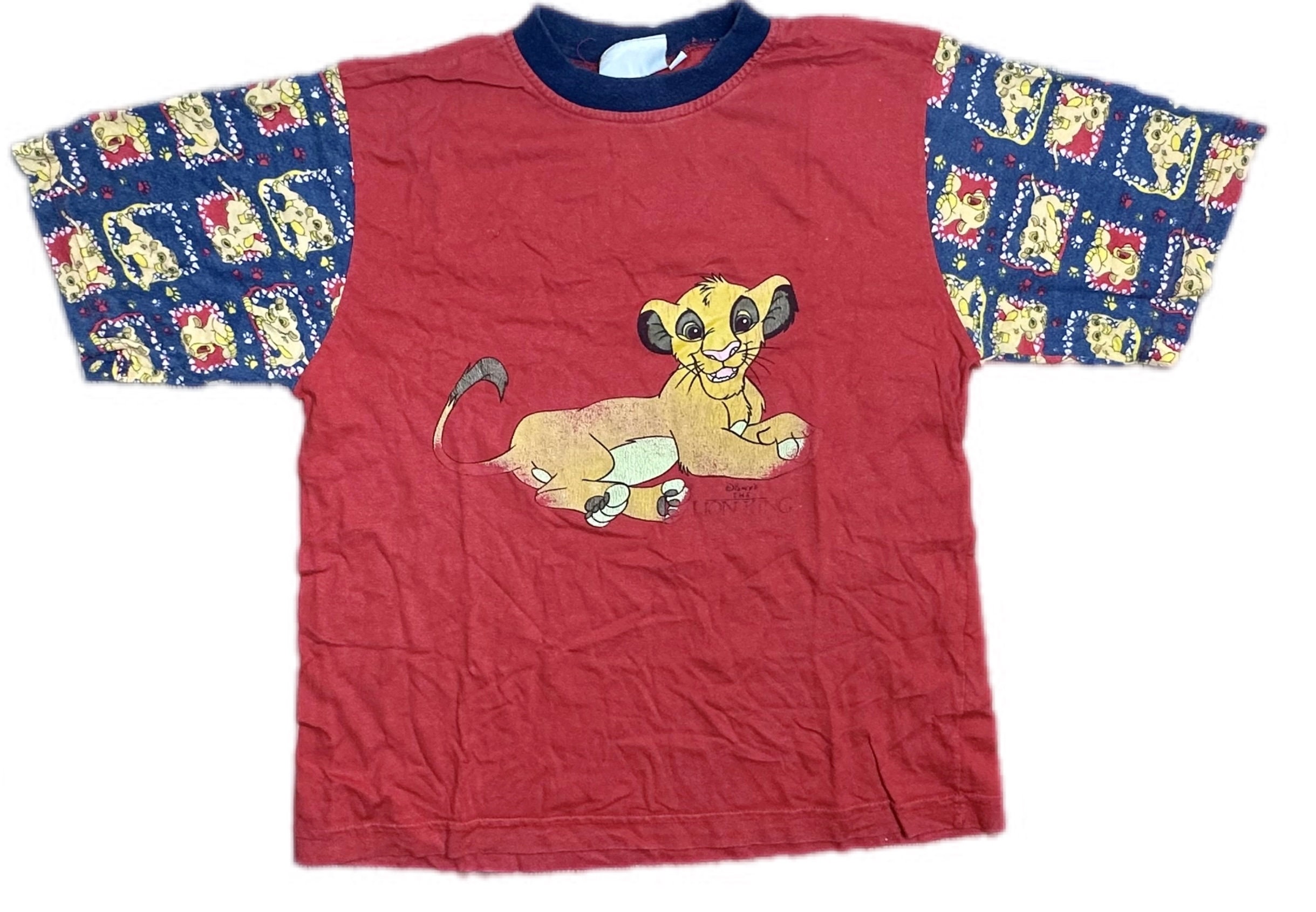 Buy Vintage Disney Lion King T Shirt Boy Girl 12-13 Years 1990s 