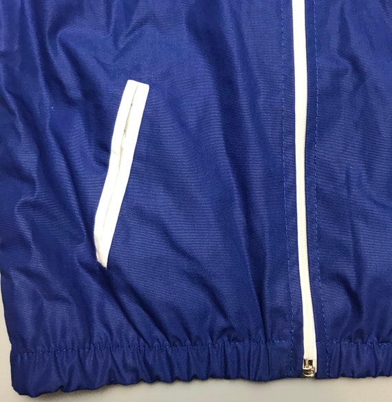 Vintage jacket girl 1980s 4t 4-5 years retro blue - image 4