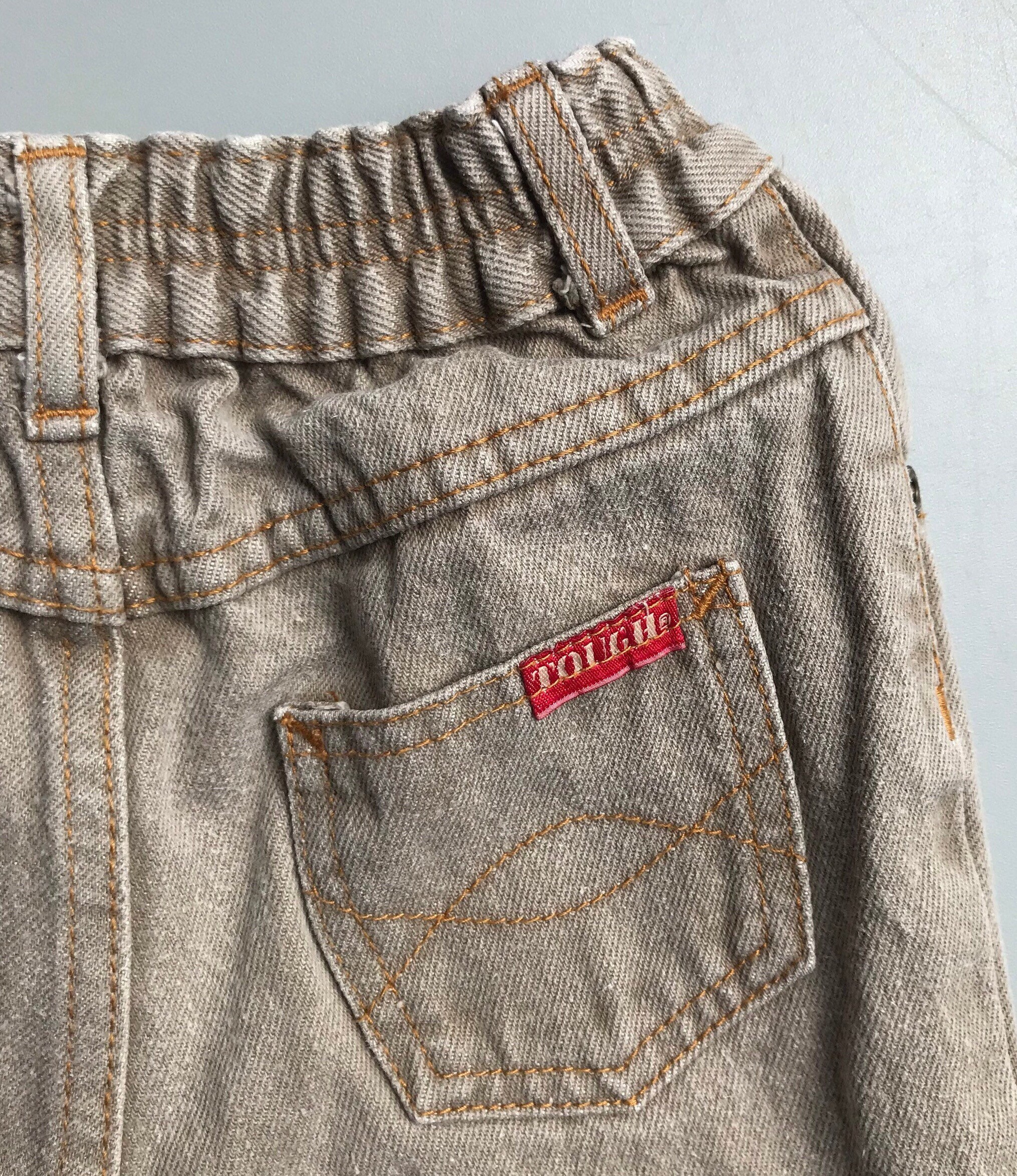 Vintage grey jeans baby boy 1218 months 1990s denim trousers Etsy