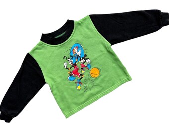 Vintage Disney Mickey Goofy sweatshirt 18-24 months 2t 2-3 years boy 1990s