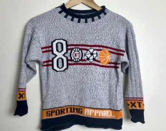 Vintage boys basketball sweater 5-6 years 1990s
