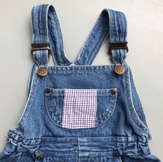 BOWIE BUNNY | Baby Denim Romper | Wild Rabbit Kids