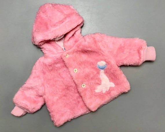Manteau bébé fille rose - 6 mois