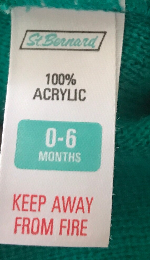 Vintage baby Knit overalls boy girl 03 months 36 du… Gem