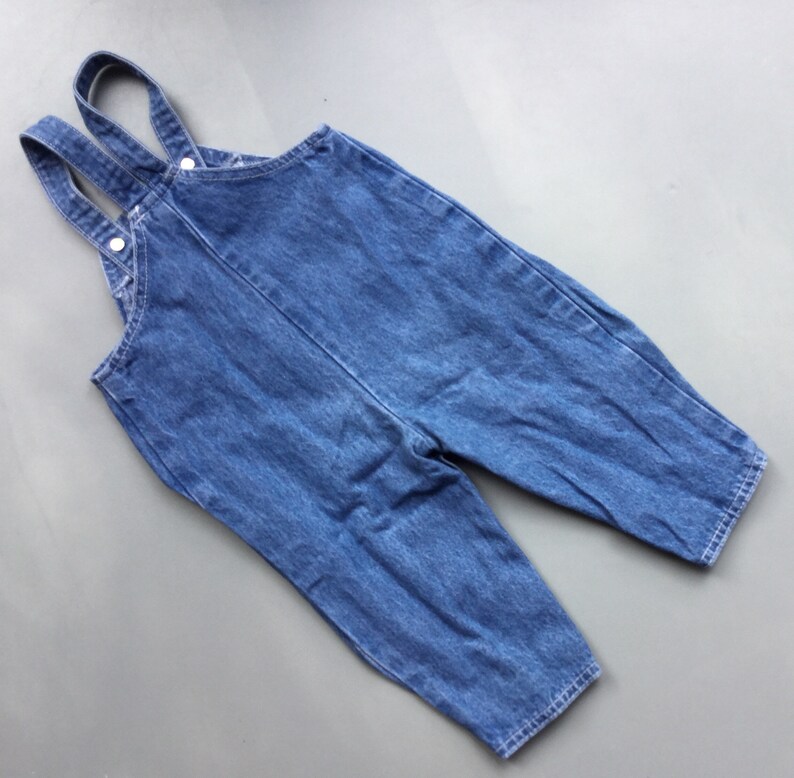 Vintage Denim bubble overalls Baby boy girl 03 months Etsy