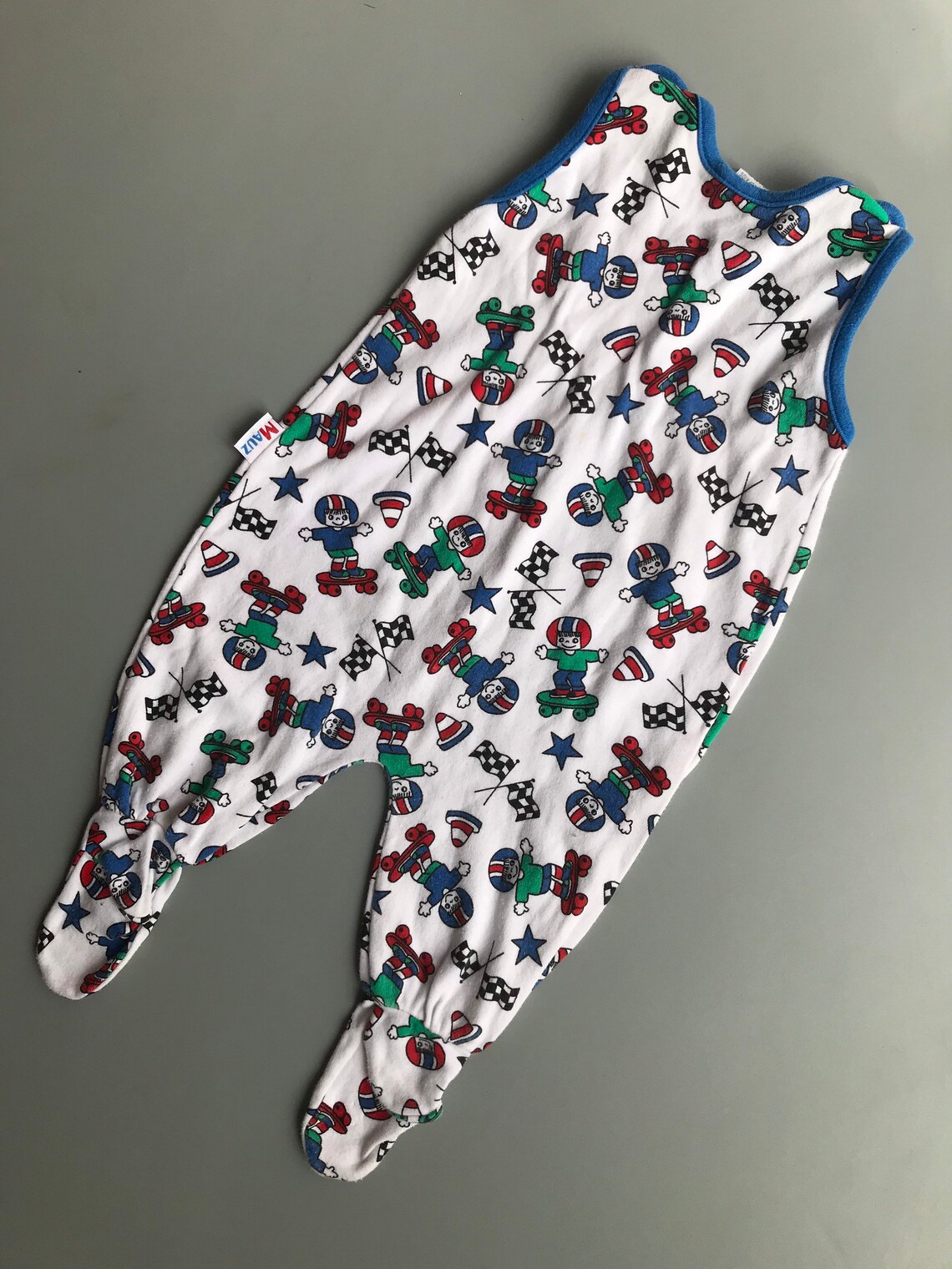 Skateboard Baby Clothes Dungarees Overalls Vintage Bright Boy Etsy UK