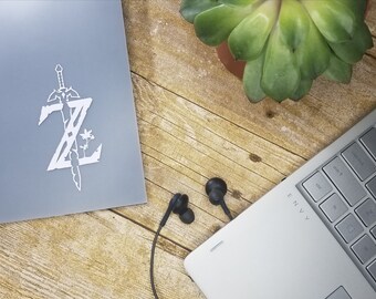 Master Sword Decal - Legend of Zelda - Car Decal - Laptop Decal - Window Decal