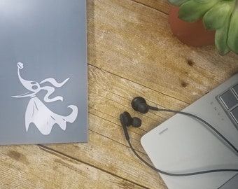 Zero Dog Decal - Nightmare Before Christmas - Car Decal - Laptop Decal - Window Decal