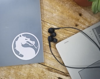 Mortal Kombat Decal - Dragon Logo Tournament - Car Decal - Laptop Decal - Window Decal