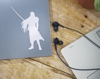 Sephiroth Decal - Final Fantasy VII - Car Decal - Laptop Decal - Window Decal