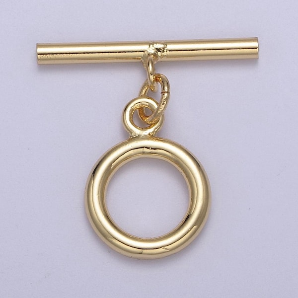 Minimalistische Klassische Gold Knebelverschlüsse Gold Filled OT Verschluss-Großhandelsbefund L-679
