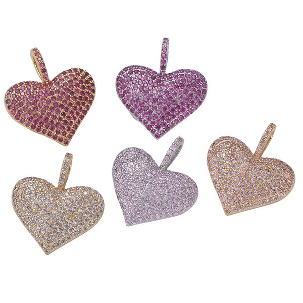 Dainty Gold Filled Heart Charms H-438 H-462 H-467 H-486 H-488