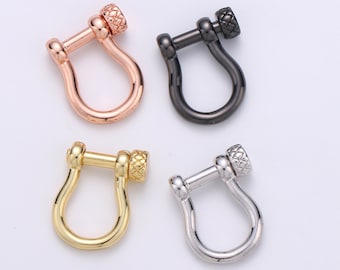 1pc 4 colors offer Goldfilled  Carabiner Horse Shoe Screw Clasp, Screw Clasp U shape , Oval Clasp, SImple Oval Shaped Clasps, sup 712-715