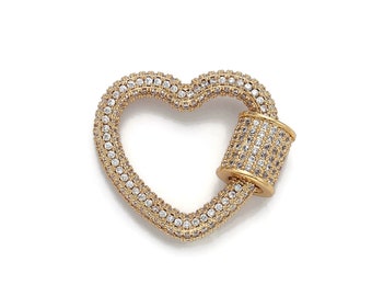 E302 10 Heart Gold Plated and Black Enamel Tiny and Colorful