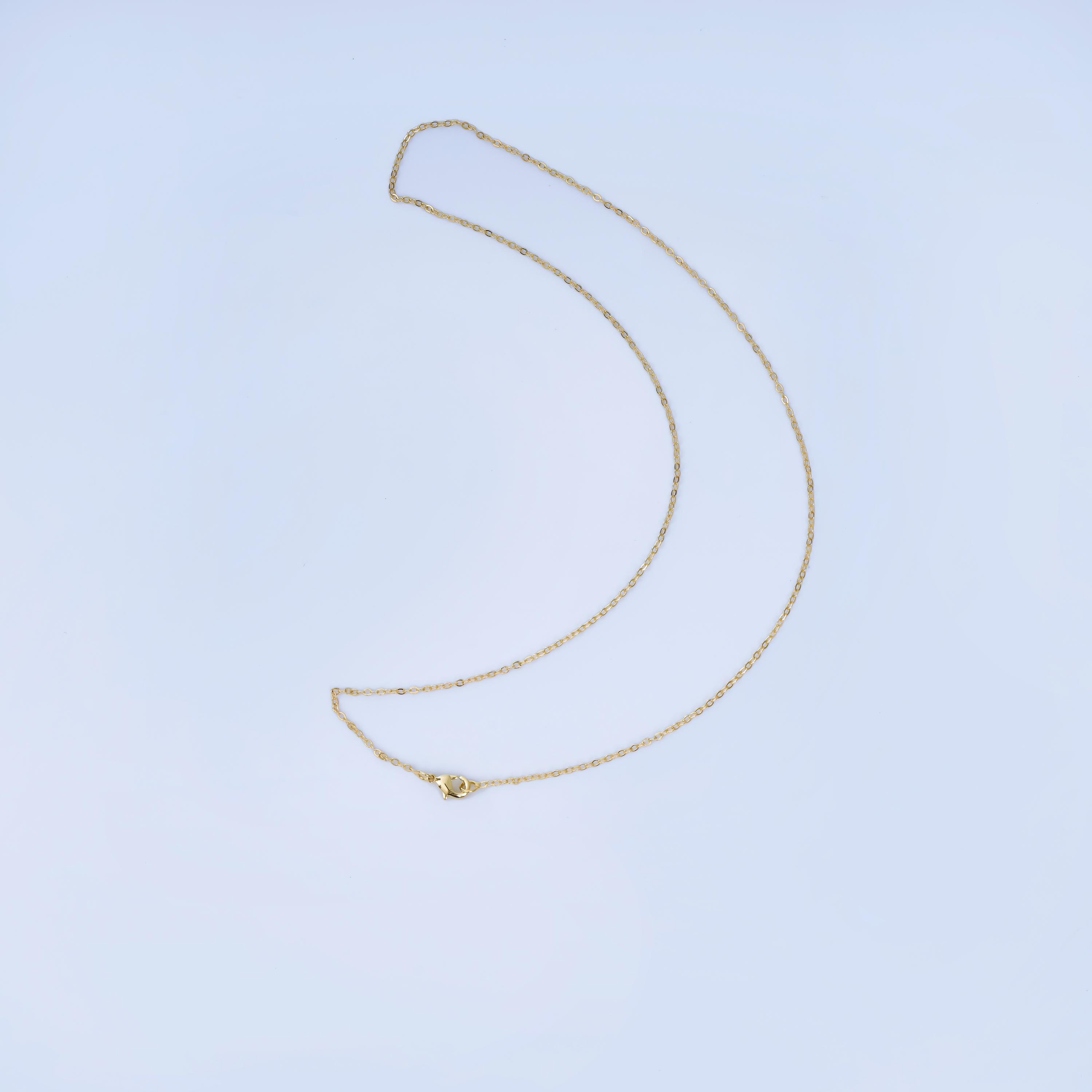 アクセサリー vainon Cable Chain Necklace 48cm 14K Gold Filled 1.7mm Dainty Cable Chain 20 Inch Layering Chain