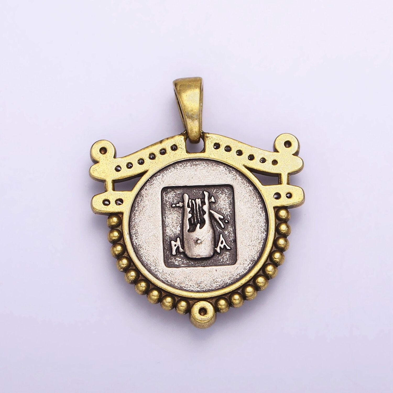 古代コインペンダント、ローマコインチャーム、古代ギリシャメダリオン