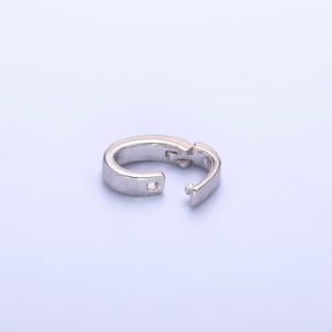 Mini Charm Pendant bail with Pull Clasp Necklace Connector Findings Sterling Silver Finding SL-545