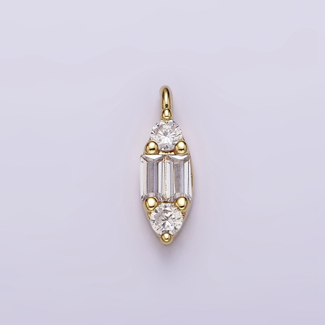 Mini Oval Charm Set - Silver main image 1