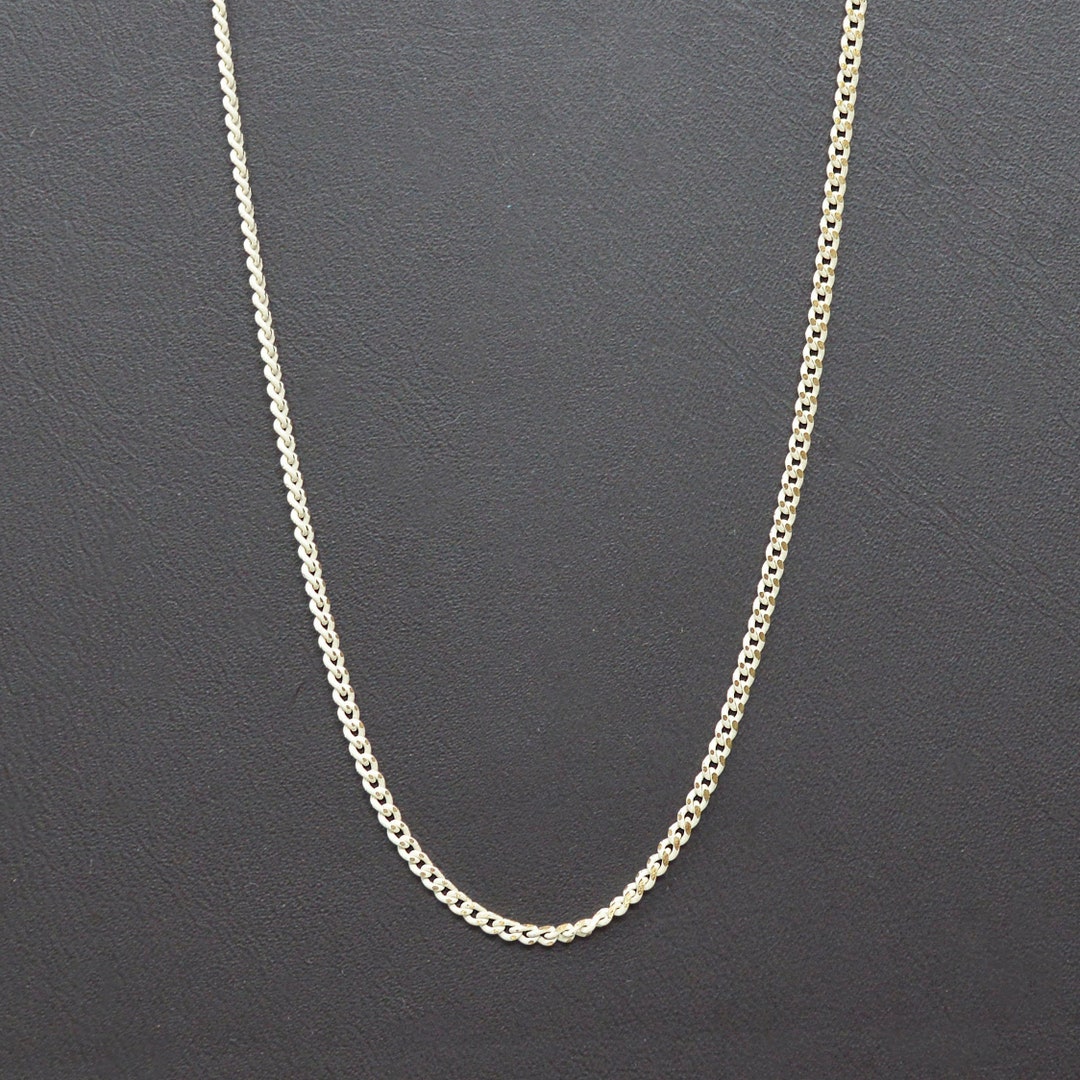 Broken White Matte Gleaming Gold Cuban Curb Chain by Yard - Etsy