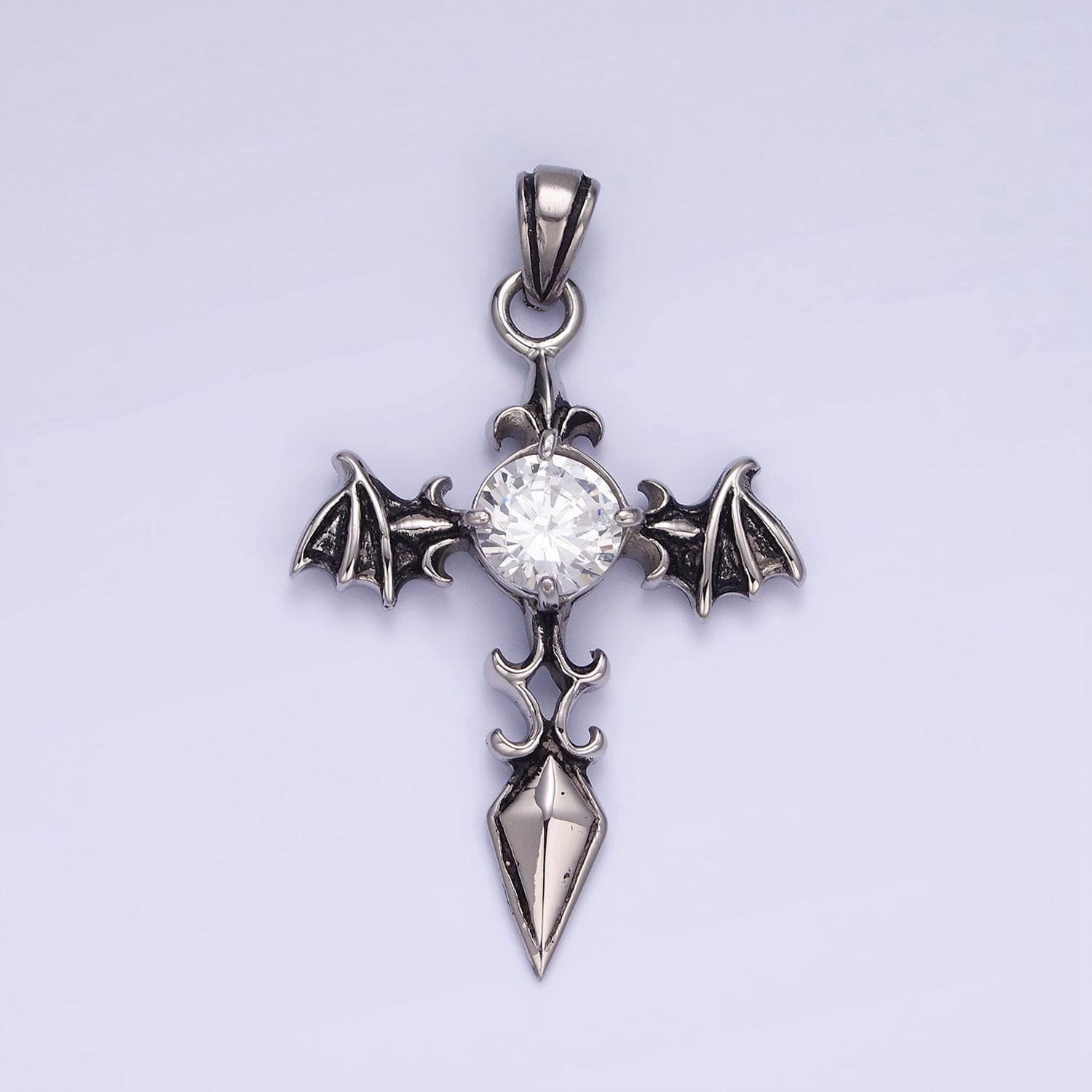 Witch Jewlery Raven Cross Glass Pendant Necklace - Vintage Gothic Rope Chain Crow Choker Mystic Witch Jewelry Gift Accessories Bb97a8b0 2eed 4df0 Af00 20767a4d39ac.80d86428d44fd7a6468ff9e937e4ec11 Vintage Necklace