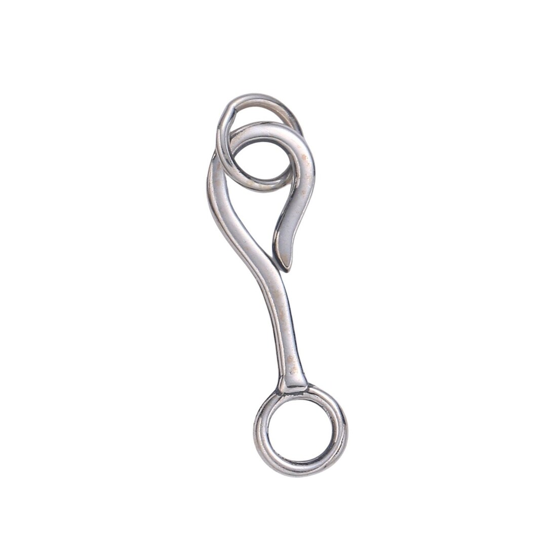 1 Set 925 Sterling Silver Hook Clasp for Necklace Bracelet Etsy