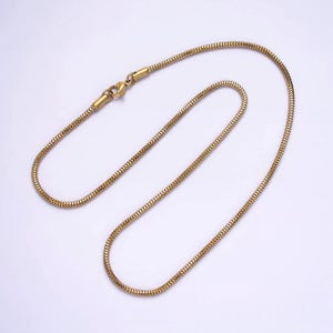 Stainless steel 2mm box chain 18 inch layering necklace | wa-2018