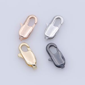 Gold / silver/ black / rose gold lobster clasp 10mm x 5mm supplies kit for jewelry making necklace bracelet anklet | l-483 - l-486