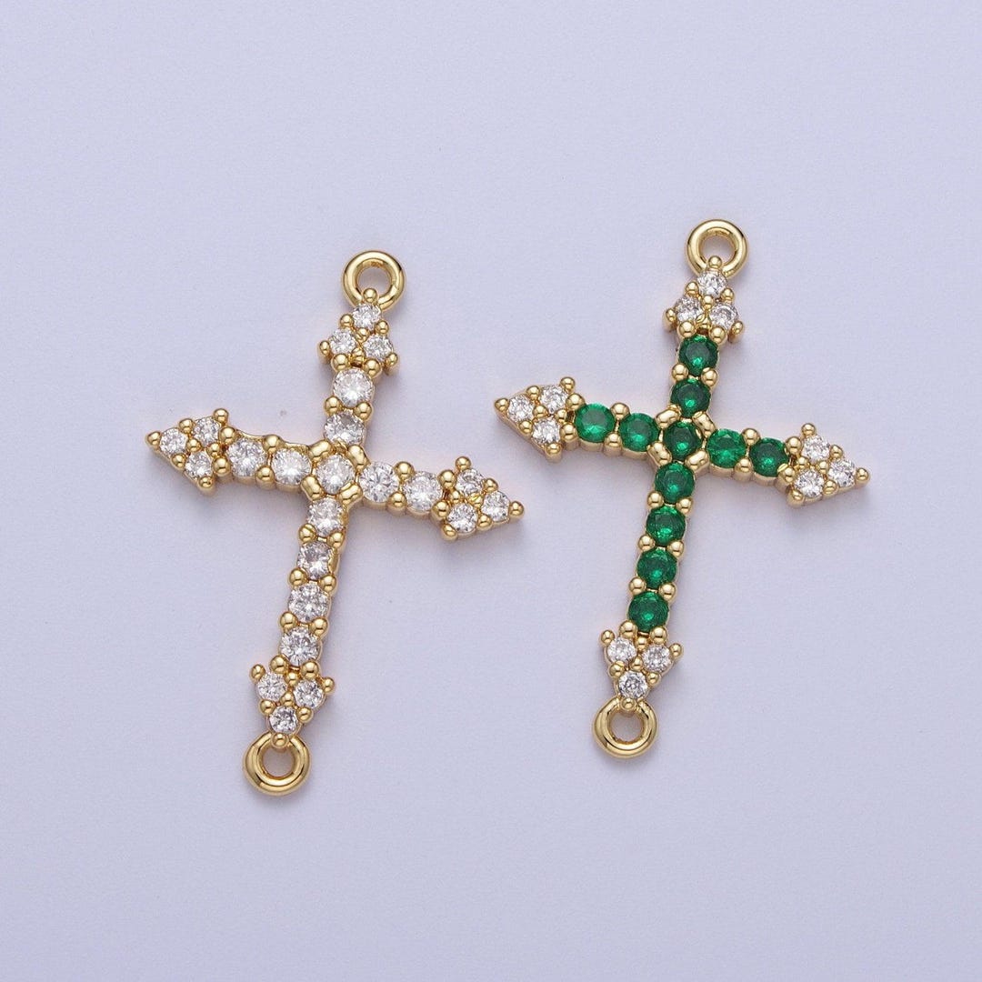 CZ Cross Charm main image 0