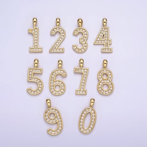 Number Necklace Charm Team Number Jersey Number Personalized Jewelry Necklace with Number Lucky Number Date Pendant N1233