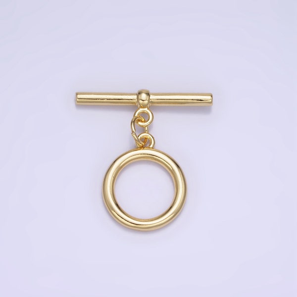 Classic Toggle Clasp 14K Gold Filled 13.5mm Minimalist OT Toggle Clasps Closure Findings | Z-342