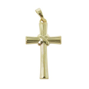 Rugged gold cross pendant, crucifix cross charm jesus pendant religious necklace pendant, 14k gold  religious jewelry making,pdgf-2053