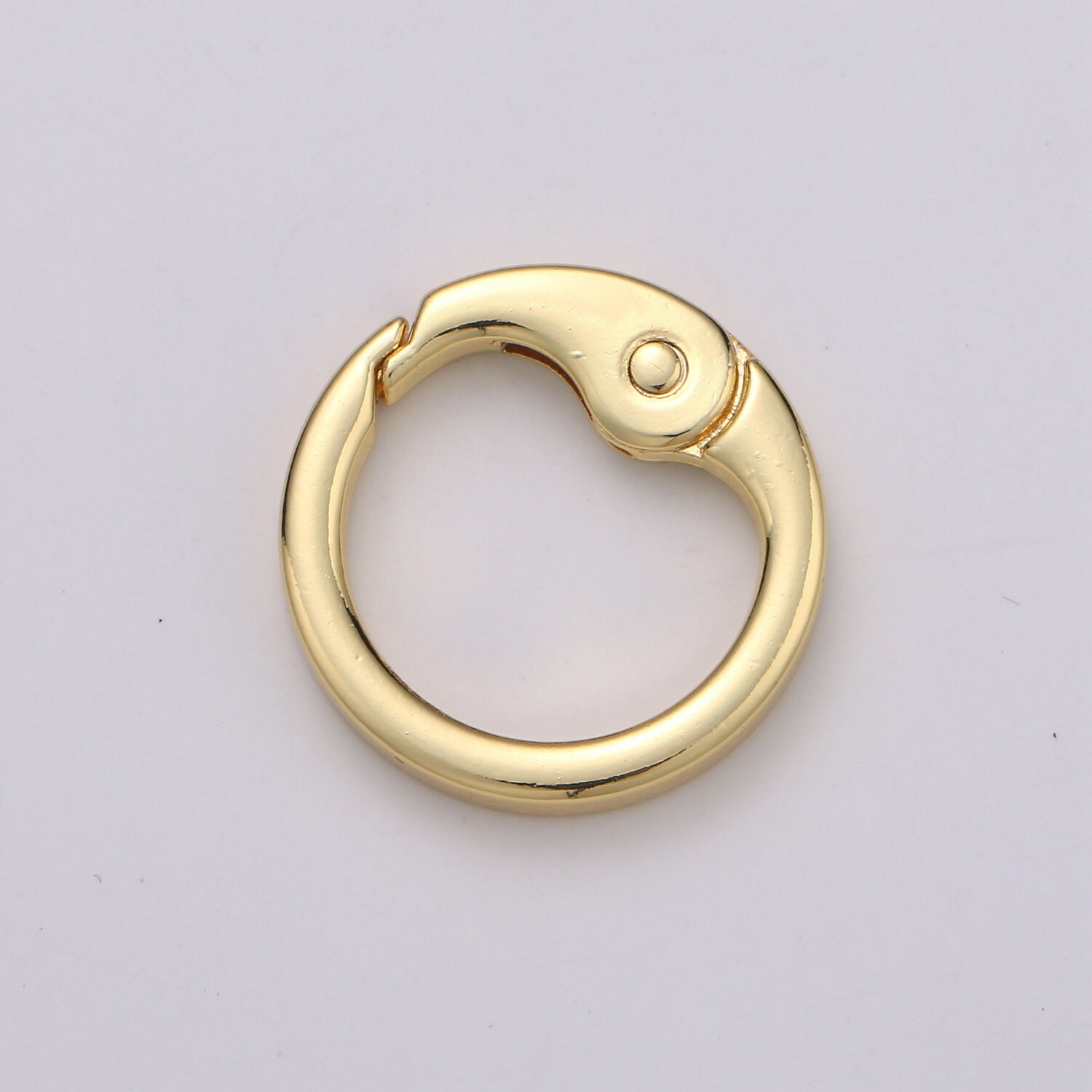 Gold Spring Gate Ringpush Gate Ring 25.5mm Diameter Ring - Etsy
