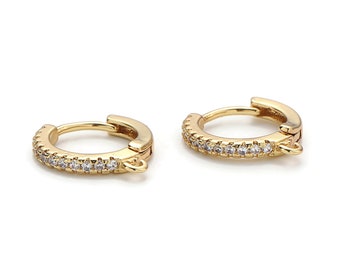 2pcs Gold Circular Cuff Earring, Earring Supplies for DIY Earring Jewelry, Earring Supply DIY Findings, Supp 473