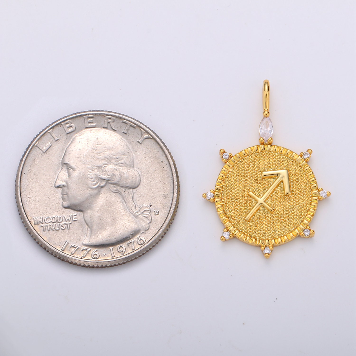 24k Gold Zodiac Charms Astrology Charms Zodiac Necklace Etsy