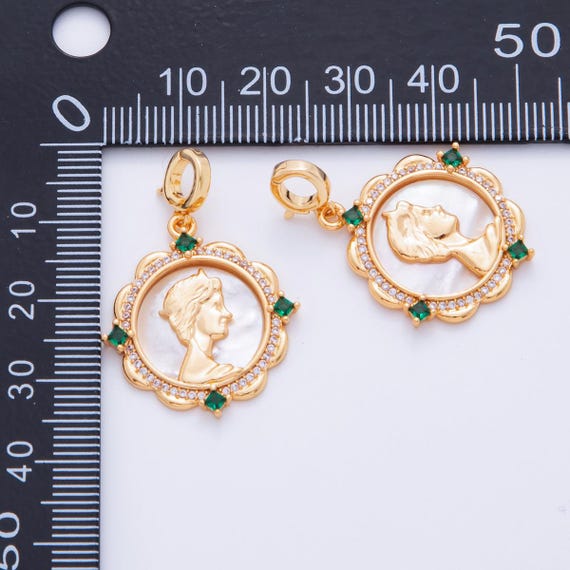 Pendentif Perle De Tahiti Avec Bélière En Or 18 Carats - Neuf Avec étiquettes