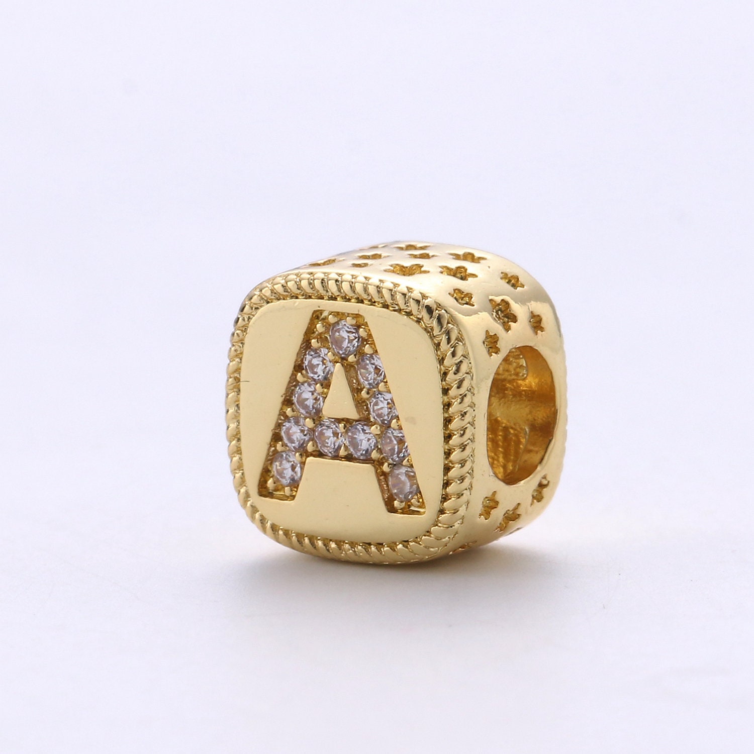 Double Bail Alphabet Pendants for Charm Bracelets or Initial or Name N –  TheJewelleryBuilder