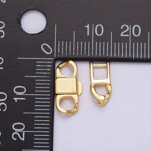 14K Gold Filled Snap Lock Minimalist Jewelry Closure Findings Supply ...
