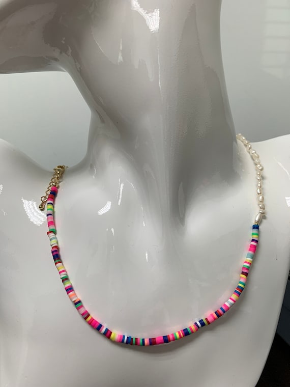 Collar de y arco polímero de arcilla de - Etsy España