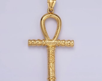 Ciondolo Ankh In Acciaio Color Argento | Disponibile! | Lucleon - Foto 6