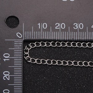 24k gold filled cable thin rolo curb bulk chain, 2.9mm gold & silver unfinished chain for jewelry extenders making | roll-939, roll-940 image 4