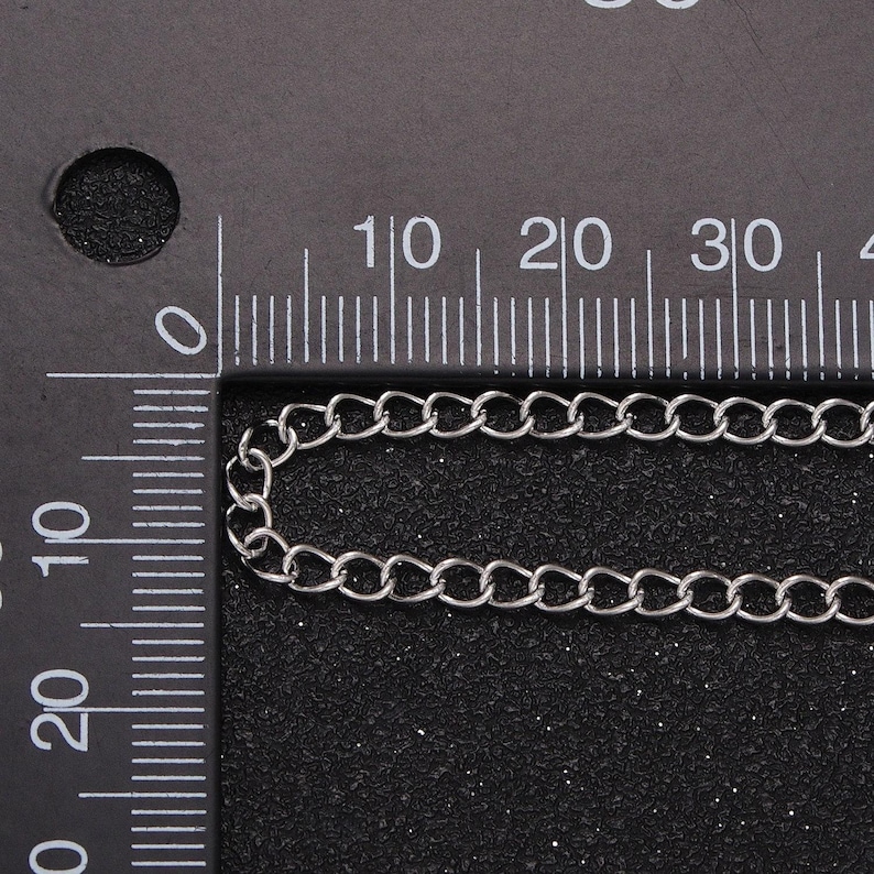 24k gold filled cable thin rolo curb bulk chain, 2.9mm gold & silver unfinished chain for jewelry extenders making | roll-939, roll-940 image 4