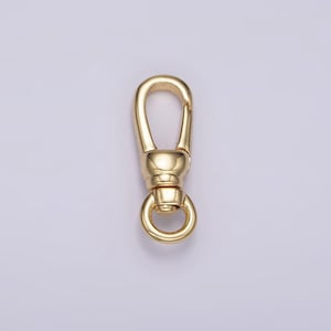 14k gold filled lobster swivel clasps, 18mmx6mm clasps in gold color z-638