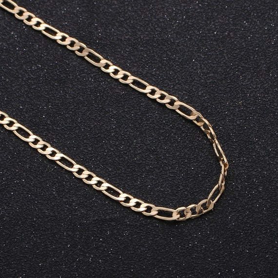 Figaro 24k gold chain deals