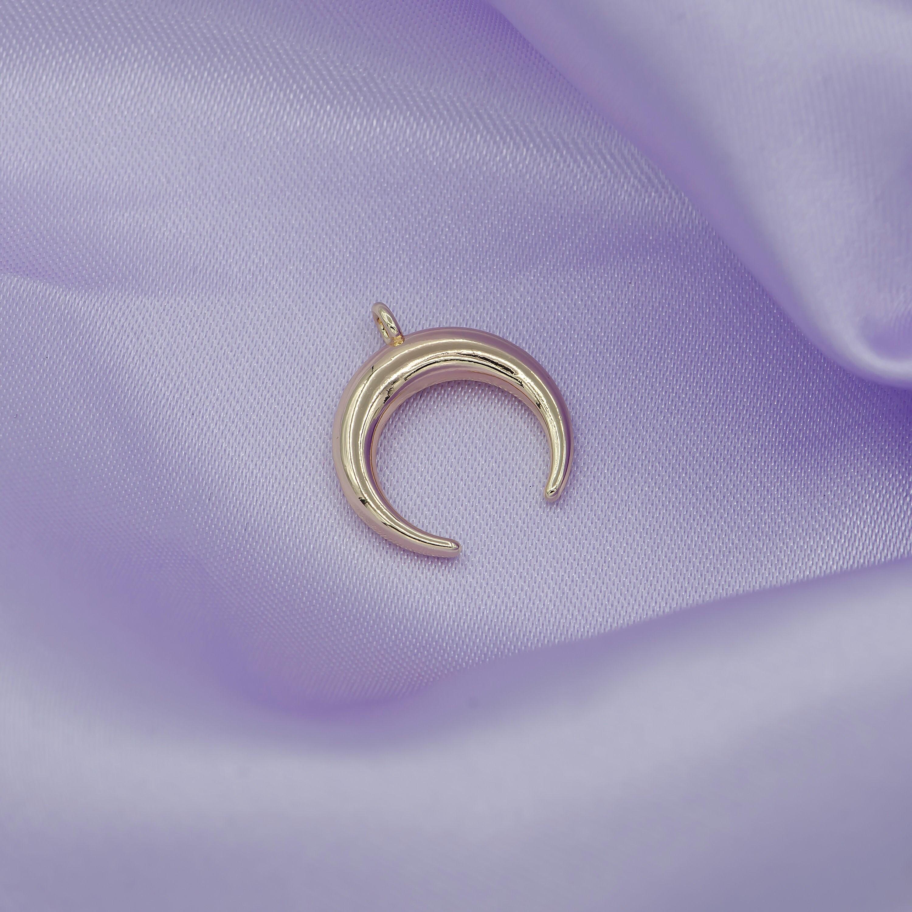 Horn Crescent Earrings - Etsy