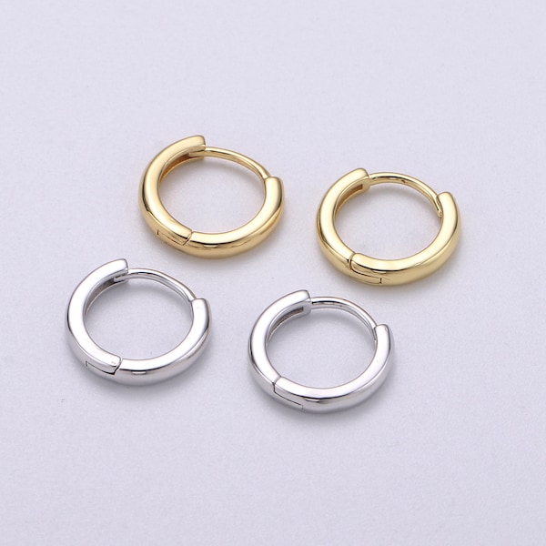 Dainty Hoop earrings 14k Gold Filled Hoop Earring 15mm Huggie Earring for Everyday Wear Hypoallergenic Jewelry