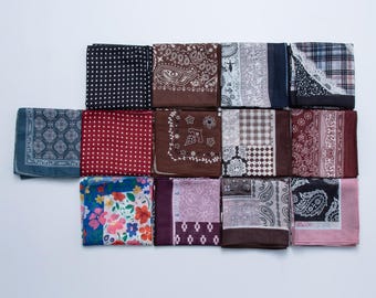 Assorted colored square scarf for scarf necklace making Hair Bag Purse Scarf Accessories For Jewelry Making WA-2044