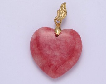 AAA Earrings Jewerly set Natural Red Jade Heart Pendant Necklace AAA Earrings Jewerly set Natural Red Jade Heart Pendant Necklace